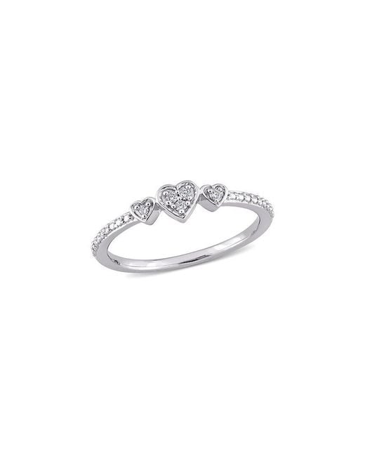 Rina Limor White 0.05 Ct. Tw. Diamond Ring