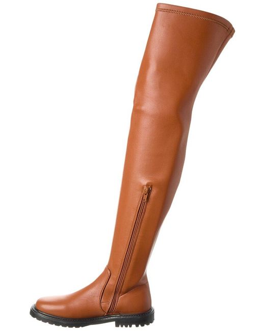 Staud Brown Belle Over-The-Knee Boot