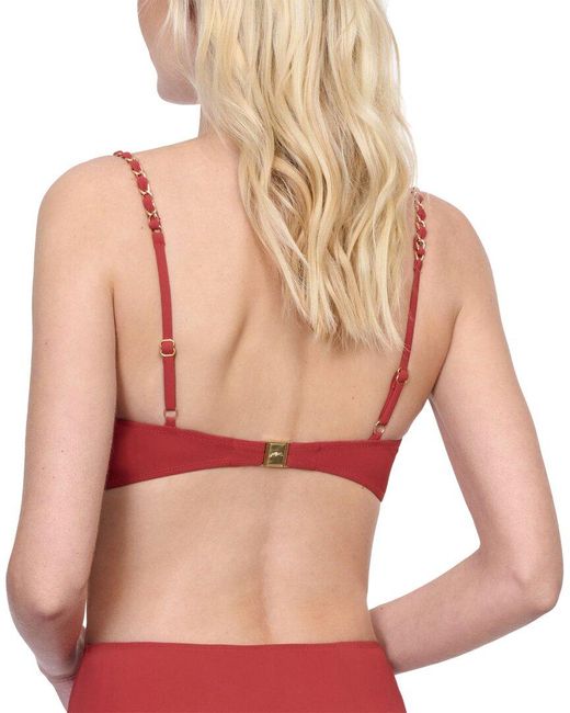 Gottex Red Bikini Top