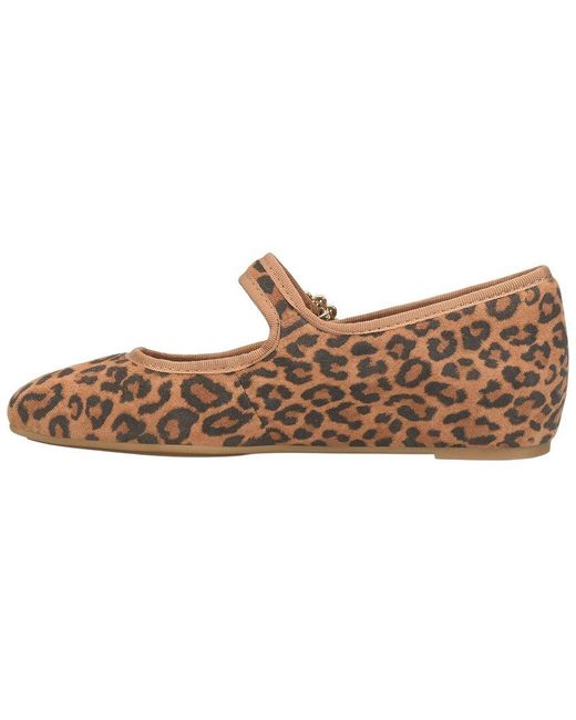 Söfft Brown Peyton Suede Mary Jane Flat