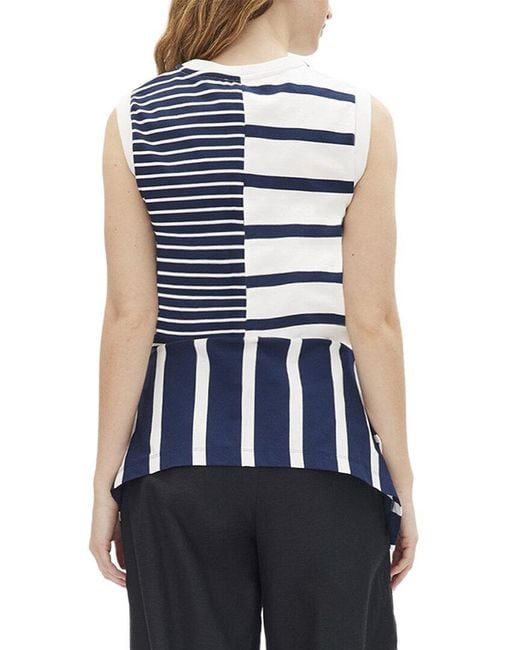 Tanya Taylor Blue Chantel Top