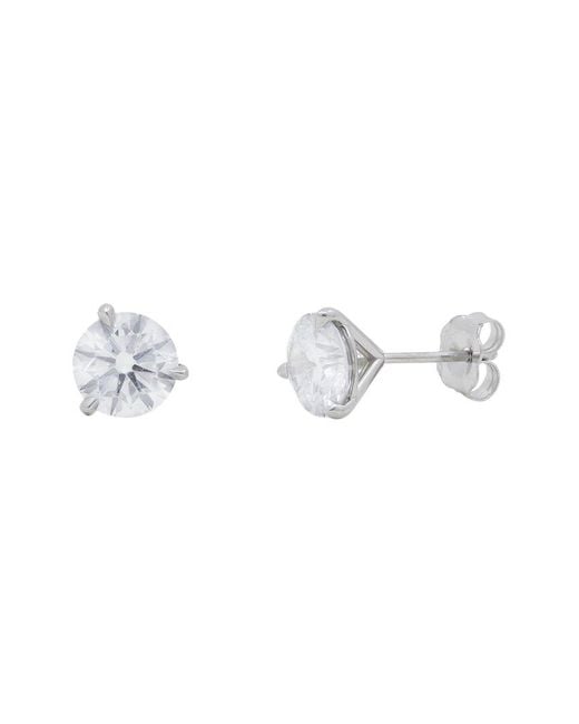 Diana M Metallic Diana M. Fine Jewelry 14k 2.66 Ct. Tw. Lab Grown Diamond Studs