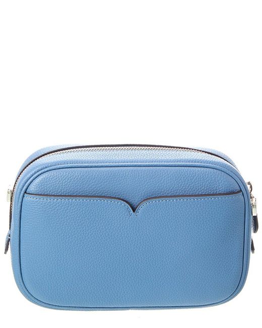 Kate Spade Blue Deco Leather Crossbody Tote