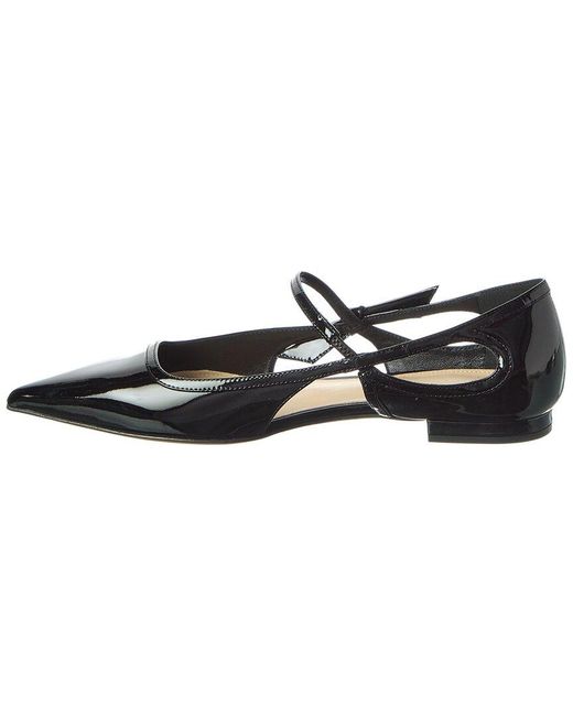 Alexandre Birman Black Luita Patent Flat
