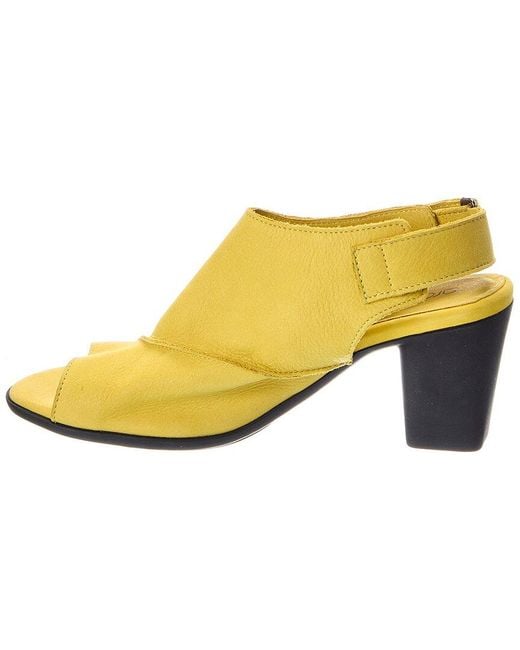 Arche Yellow Faraon Leather Flat