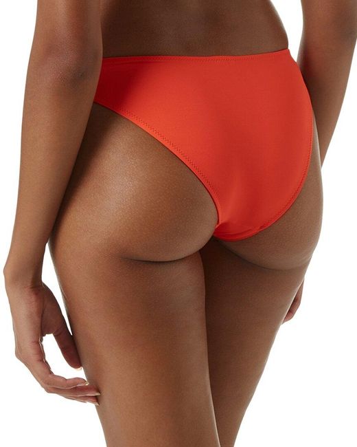 Melissa Odabash Orange Spain Bikini Bottom