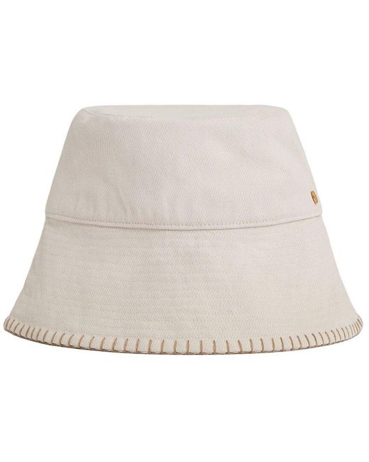 Reiss Natural Winnie Whipstitch Hat