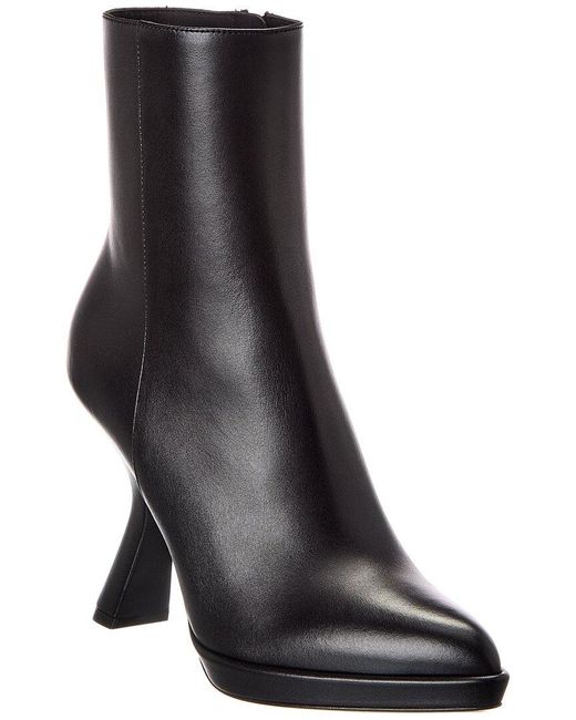 Dior Black D-Fiction Leather Boot