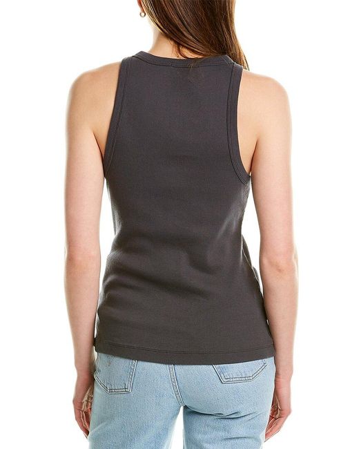 James Perse Multicolor Cutaway Rib Tank