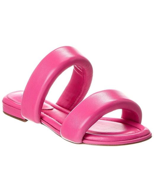 Alexandre Birman Pink Lilla Leather Sandal