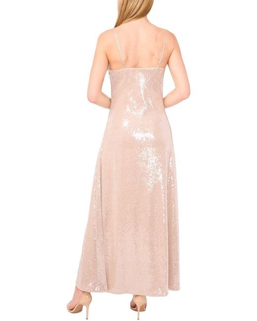 Ted Baker Pink Sequin Maxi Slip Dress