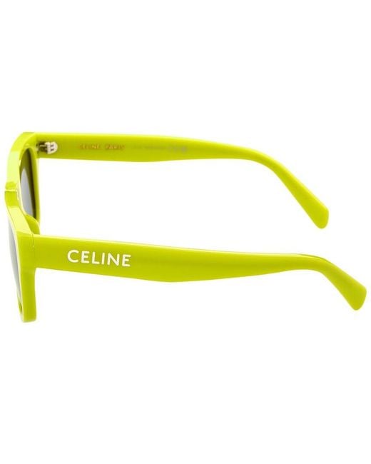 Céline Yellow Cl40249U 55Mm Sunglasses for men