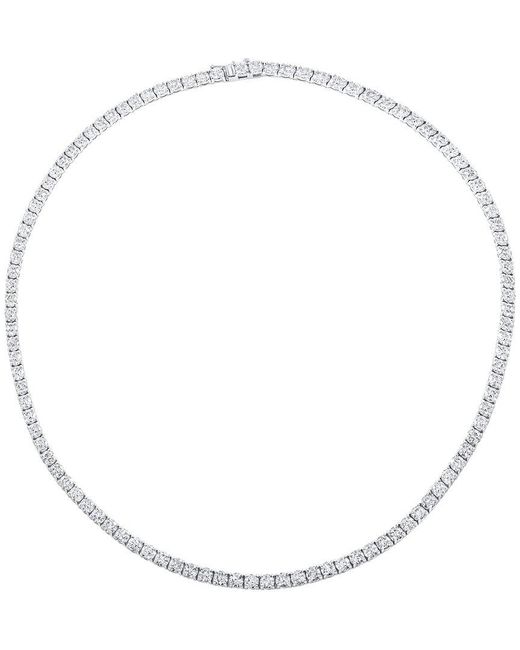 Diana M White Fine Jewelry 14k 18.25 Ct. Tw. Diamond Necklace