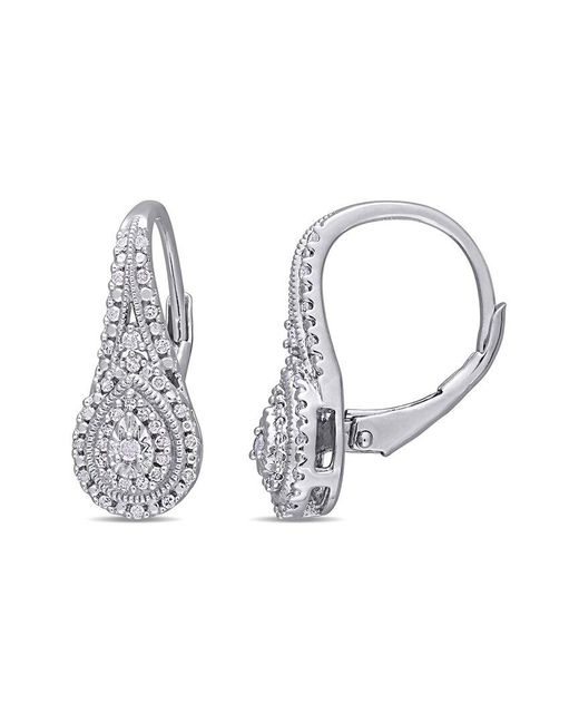 Rina Limor White 0.26 Ct. Tw. Diamond Earrings