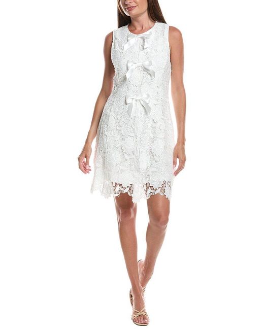 LAYERED WITH LOVE White Lina Lace Mini Dress