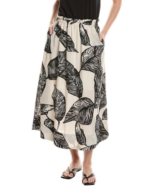 Ellen Tracy Green Pull On Midi Skirt