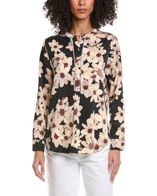 Nicole Miller White Blouse