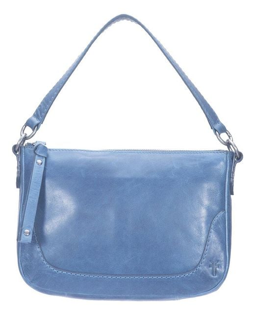 Frye Blue Melissa Leather Crossbody