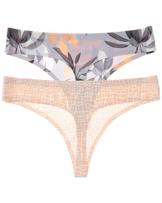 Honeydew Intimates Pink 2Pk Skinz Thong