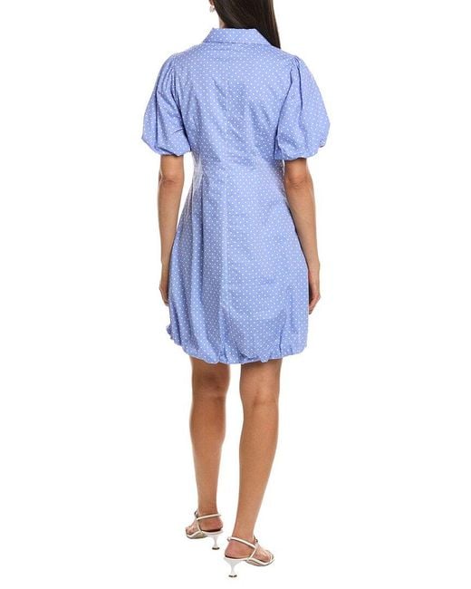 Nanette Lepore Blue Shirtdress