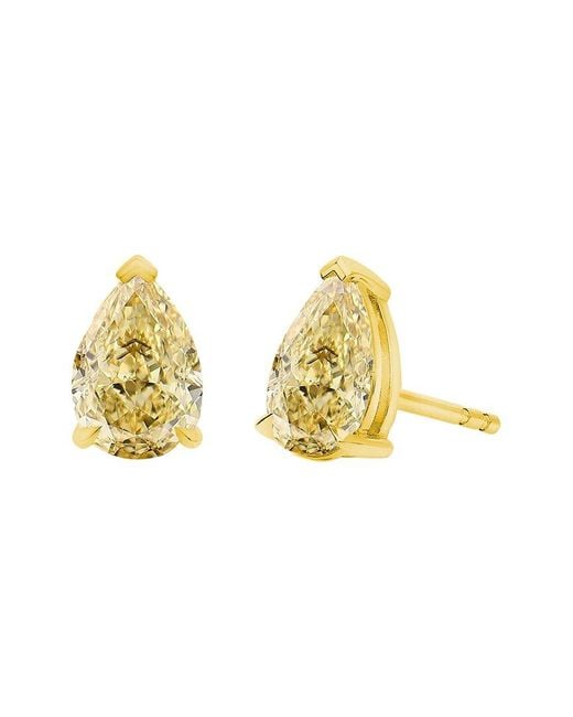 Amairah Metallic 14K 2.00 Ct. Tw. Lab-Grown Diamond Stud Earrings