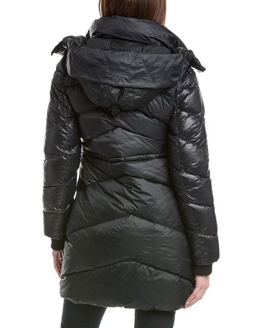 Pajar Black Channel Quilted Puffer Down Coat