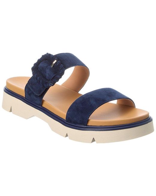 The Flexx Blue Atena Suede Sandal