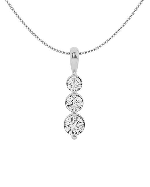 Lab Grown Diamonds White 14K 2.00 Ct. Tw. Lab Grown Diamond Pendant Necklace