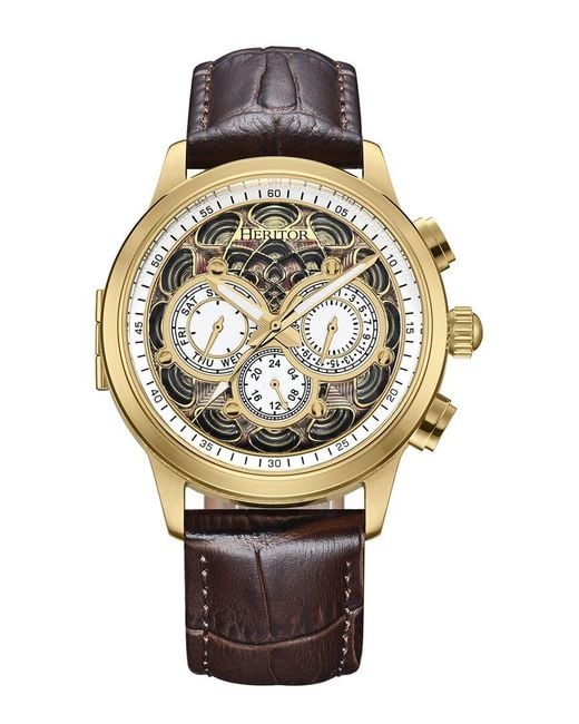 Heritor Metallic Heritor Apostle Watch for men