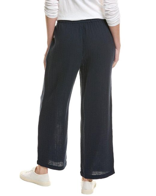 Eileen Fisher Black Petite Wide Leg Pant