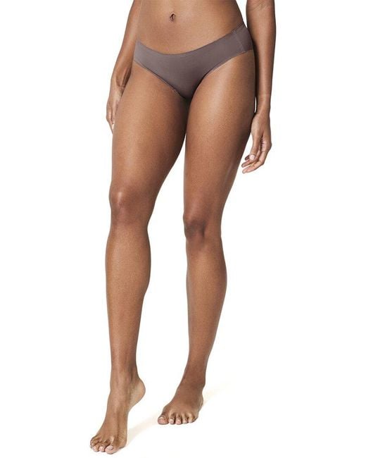 Spanx Natural Set Of 3 Second Skin Bikini Brief