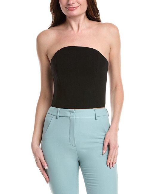 Sans Faff Black Half Moon Corset Top