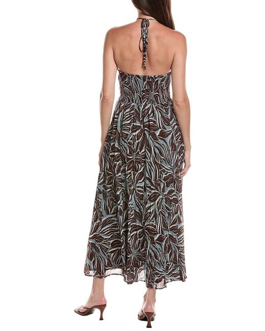 Z Supply Brown Lanie Zinn Floral Maxi Dress