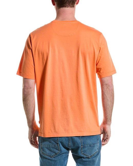 Tommy Bahama Orange New Bali Skyline T-shirt for men