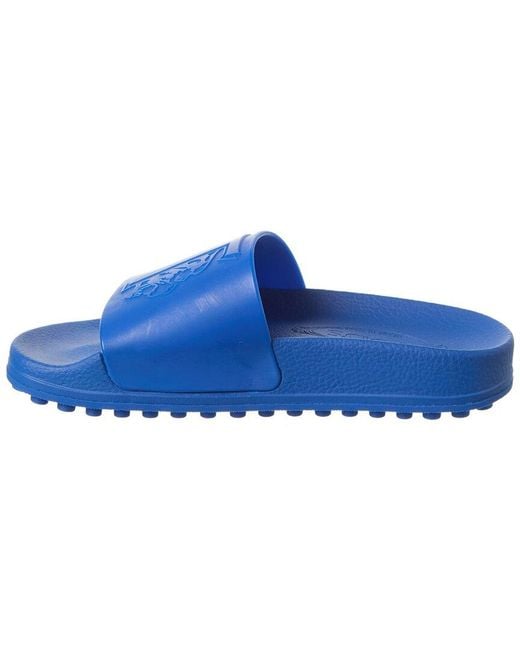 Tod's Blue Gomma Rubber Slide
