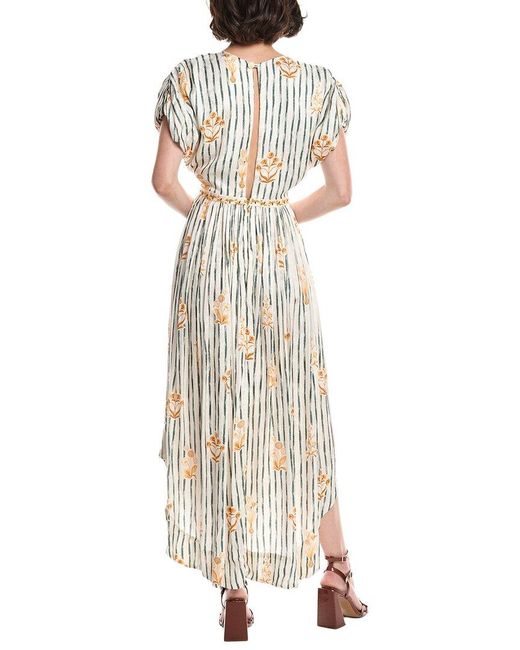 Agua Bendita White Herbario Maxi Dress