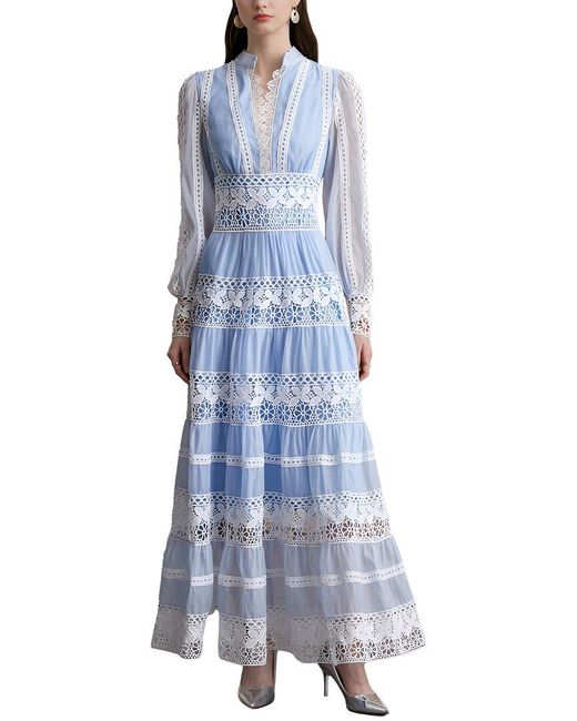 DZA Blue Maxi Dress