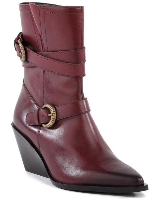 Seychelles Purple Speak Up Leather Boot