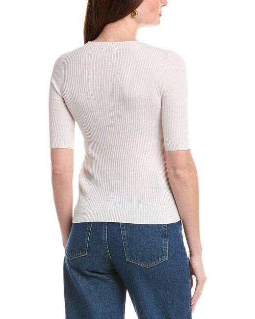 Peserico White Rib Top