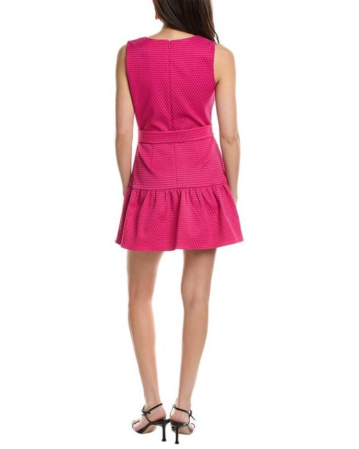 Amanda Uprichard Pink Selena Mini Dress