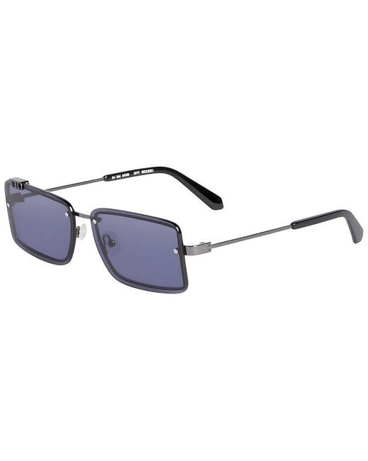 Off-White c/o Virgil Abloh Blue Tampa 60Mm Sunglasses