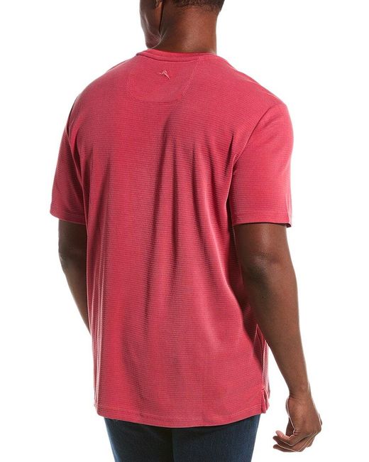 Tommy Bahama Red Coastal Crest T-shirt for men