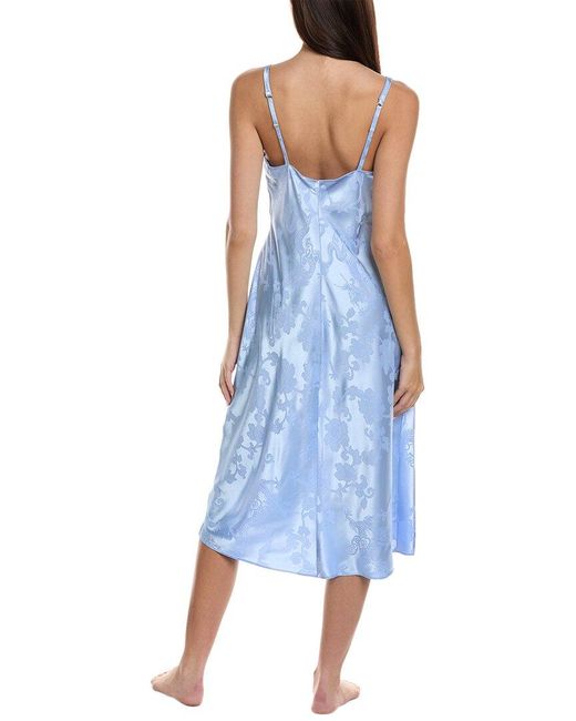 N Natori Blue Imperial Garden Night Dress