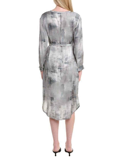 Peserico Gray Midi Dress