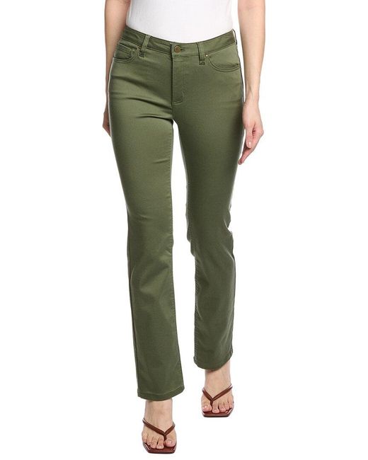 Jones New York Green Lexington Straight Pant