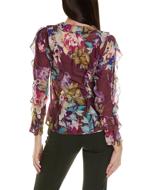 Nicholas Red Amira Top