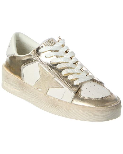 Golden Goose Deluxe Brand White Stardan Leather Sneaker