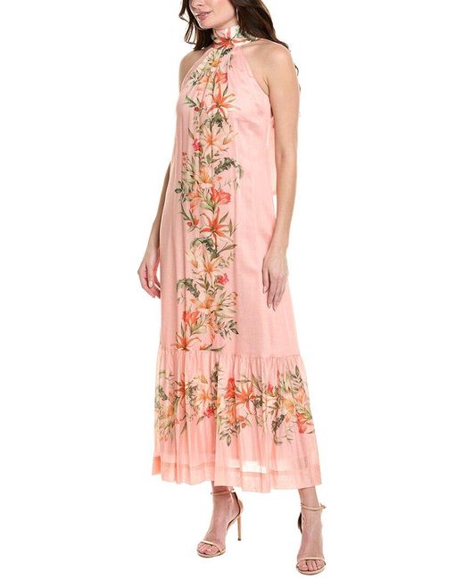 sachin and babi light blue dress Rhythm Bora Bora Dress - Pink & Orange Dress - Floral Mini Dress main image 1