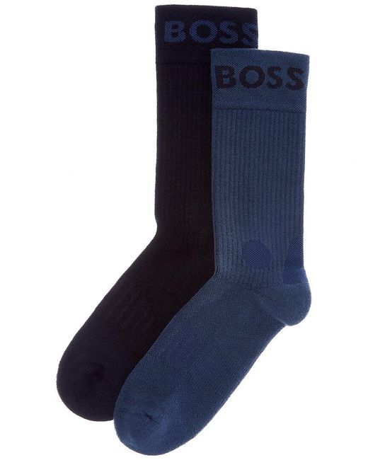 Boss Blue Boss Set Of 2 Sport Sock for men
