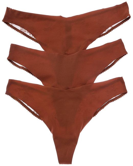 Journelle Brown 3Pk Romy Jolie Thong